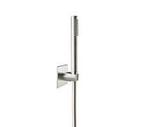 Herzbach Design iX 17.914000.2.09 1250 mm, rosace 70x70mm, avec douchette, acier inoxydable brossé