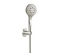 Herzbach Design iX 17.914300. 2000 .09 1600 mm, rosace d= 70mm, avec douchette, inox brossé