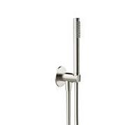 Herzbach Design iX 17.914400. 2000 .09 1250 mm, d= 70mm, avec coude de raccordement douche, douchette tube, inox brossé