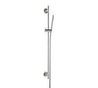 Herzbach Design iX ensemble de barre de douche 17.922700. 2000 .09 900 mm, rosace d= 70mm, avec douchette tube, inox brossé