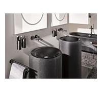 Herzbach Design iX PVD 21.139756. 2000 .40 acier noir, mitigeur lavabo , 160mm
