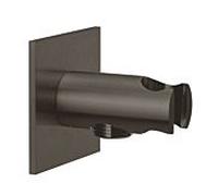 Herzbach Design iX PVD 21.995200.2.40 Acier noir, rosace 70x70mm, avec support de cône