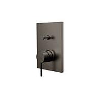 Herzbach Design iX PVD bain et douche 21.130305.2.40 Acier noir, UP, 180x130mm