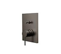 Herzbach Design iX PVD bain et douche 21.130305.2.40 Acier noir, UP, 180x130mm