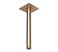 Herzbach Design iX PVD bras de plafond 21.964820.2.39 Cuivre Acier, pour douche pluie, 200mm, avec rosace 70x70mm