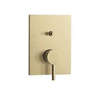 Herzbach Design iX PVD Mitigeur bain-douche 21.130305.2.41 Laiton Acier, encastré, 180x130mm