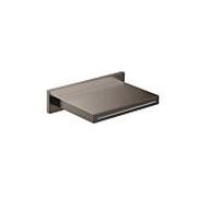 Herzbach Design iX PVD montée subite bec 21,694000. 2000 .40 Black Steel, pour montage mural