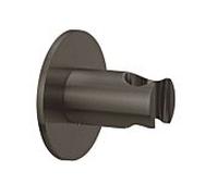 Herzbach Design iX PVD mural match0 21.994100. 2000 .40 acier noir, rosace d = 70mm
