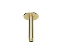 Herzbach Design iX PVD plafond bras 21,964810. 2000 , 100 mm, avec rosace d = 70 mm