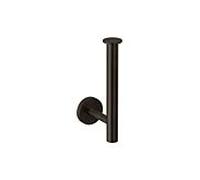 Herzbach Design iX PVD réserve porte rouleau 21.815050. 2000 .40 Black Steel, pour 2 rouleaux, montage mural