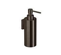 Herzbach Design iX PVD Seifenspender 21.811000. 2000 .40 acier noir, montage mural, 200 ml