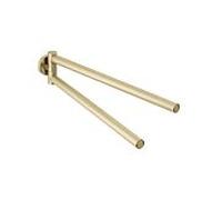Herzbach Design iX PVD porte-serviettes 21.818500. 2000 .41 Laiton Acier, 2 bras mobiles