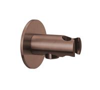 Herzbach Design iX PVD Support de douchette avec raccord de flexible, 21.995200.1.39,