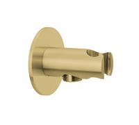 Herzbach Design iX PVD Support de douchette avec raccord de flexible, 21.995200.1.41,