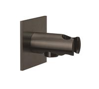 Herzbach Design iX PVD Support de douchette avec raccord de flexible, 21.995200.2.40,