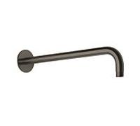 Herzbach Design iX PVD mural match0 21.960450. 2000 .40 Black Steel, pour douche à effet pluie, 450 mm, avec rosace d = 70 mm
