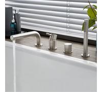 Herzbach Design iX Robinetterie sur gorge de baignoire, Mitigeur monocommande, 17.132500.1.09,