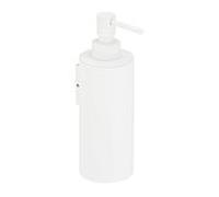 Herzbach Distributeur de savon Deep White 23.811000.1.07 pour 200 ml, montage mural, blanc mat