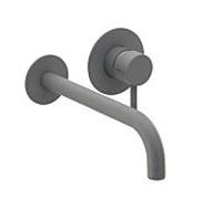 Herzbach Ensemble de montage final Deep Grey 23.203757. 2000 .06 240 mm, encastré mitigeur lavabo , gris mat