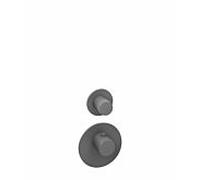 Herzbach Ensemble de montage final Deep Grey 23.521010. module de thermostat 2000 .06 Universal , gris mat