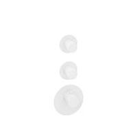 Herzbach Ensemble de montage final Deep White 23.522010. 2000 .07 module de thermostat Universal , blanc mat