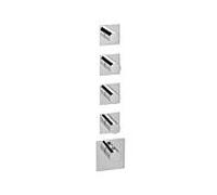 Herzbach Logic XL Mitigeur thermostatique de douche encastré, 11.524010.1.01,