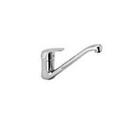 Herzbach Kappa mélangeur de cuisine 50115200101 chrome, basse pression, bec pivotant en fonte