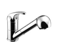 Herzbach Largo Mitigeur de cuisine pivotant, avec douchette extractible, 52.146000.1.01,