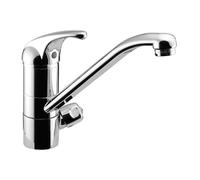 Herzbach Largo Mitigeur de cuisine, pivotant, avec raccordement d’appareils, 52.145300.1.01,
