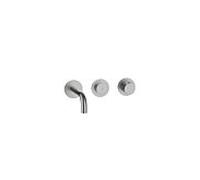 Herzbach Lavabo MODUL7 PUSH TA - 70.701603. 2000 .09 set de finition de robinetterie murale 160mm en acier inoxydable