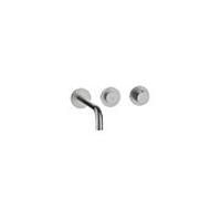 Herzbach Lavabo MODUL7 PUSH TA - 70.702403. 2000 .09 set de finition de robinetterie murale 240mm en acier inoxydable