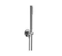 Herzbach Living Spa 11.620221.2.01 avec support conique, coude de raccordement douche, 2000 .250mm, rond, chromé