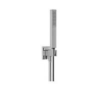 Herzbach Living Spa 11.630422.2.01 avec support conique, coude de raccordement douche, 2000 .250mm, carré, chromé