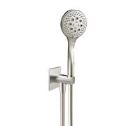 Herzbach Living Spa iX Set de douche avec raccord mural coudé et support, 3 jets, 17.914600.2.09,