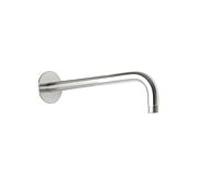 Herzbach Living Spa sept bras muraux ronds 17.960350. 2000 .09 350 mm, pour douche à effet pluie, 2000 /2", acier inoxydable brossé