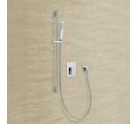 Herzbach Living Spa Set de douche avec barre, 1 jet, 36.690276.1.01,