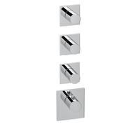 Herzbach Logic iX XL Mitigeur thermostatique de douche encastré, 11.523010.1.01,
