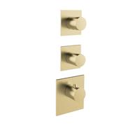 Herzbach Logic iX XL Mitigeur thermostatique de douche encastré, 21.522015.1.41,