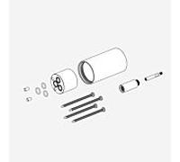 Herzbach Logic Plus rallonge encastrée 21.081500. 2000 .39 30 mm, non raccourcissable, pour mitigeurs monocommande, acier cuivré