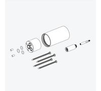 Herzbach Logic Plus Rallonge encastrée pour mitigeur monocommande encastré, L : 30 mm, 23.081500.1.07,