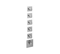 Herzbach Logic XL Herzbach Logic XL 11.525010. 2000 .09 module de thermostat Universal , 6 tableau de bord carré, acier inoxydable brossé