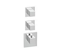 Herzbach Logic XL Herzbach Universal module thermostat Universal , 3 chromé tableau de bord carrés, chromé