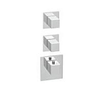 Herzbach Logic XL Herzbach Universal module thermostat Universal , 3 chromé tableau de bord carrés, chromé