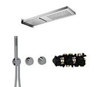 Herzbach MODUL7 ensemble thermostatique T-MU2 70.703711. 2000 .01 537x165mm Multi 2 Chromé