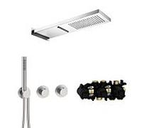 Herzbach MODUL7 ensemble thermostatique T-MU2 70.703711. 2000 .09 537x165mm Multi 2 acier inoxydable