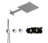 Herzbach MODUL7 ensemble thermostatique T-TF2 70.703721. 2000 .09 TWIN FLOW en acier inoxydable