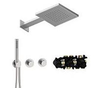 Herzbach MODUL7 ensemble thermostatique T-TF2 70.703721. 2000 .09 TWIN FLOW en acier inoxydable