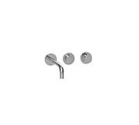 Herzbach MODUL7 PUSH Mitigeur mural de lavabo, 70.702403.1.01,