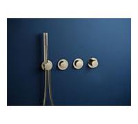Herzbach MODUL7 PUSH thermostat ensemble fini 70.702003. 2000 .03 2 Verbraucher PVD Or
