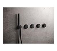 Herzbach MODUL7 PUSH thermostat ensemble fini 70.703003. 2000 .12 3 Verbraucher Noir mat